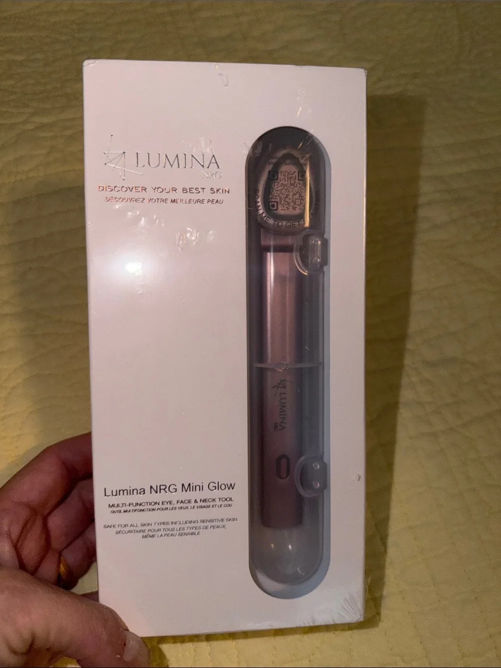 NRG Mini Glow Women’s Skincare Tool - Rose Gold